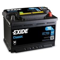  EXIDE CLASSIC 12V 70Ah  640A .. 278175190 B13 EC700