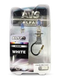   AVS ALFAS Maximum Intensity 4300K H1 12V 85W,  2+2 (T-10) . (A07232S)